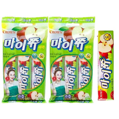 크라운 마이쮸 사과, 7개, 44g