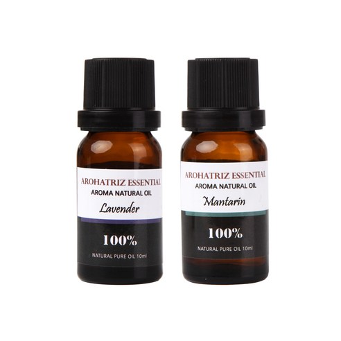 아로하트리즈 다용도오일, 라벤다 프렌치 10ml,  만다린 10ml, 1개