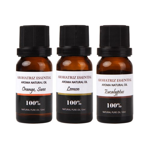 아로하트리즈 다용도오일, 스윗 오렌지 10ml,  레몬 10ml,  유칼립 투스 10ml, 1개