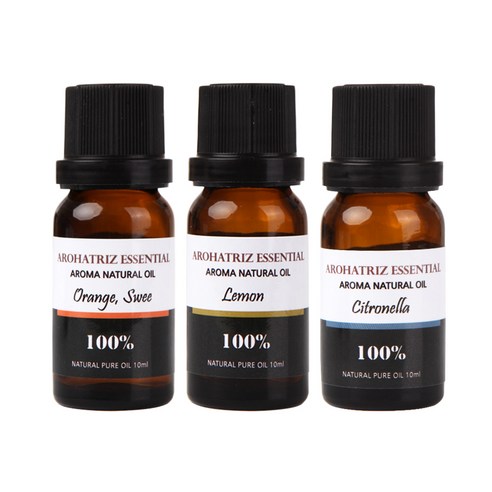 아로하트리즈 다용도오일, 스윗 오렌지 10ml,  레몬 10ml,  시트로 렐라 10ml, 1개