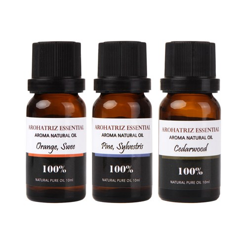 아로하트리즈 다용도오일, 스윗 오렌지 10ml,  파인 10ml,  시더우드 10ml, 1개