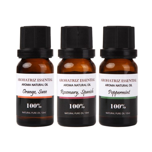 아로하트리즈 다용도오일, 스윗 오렌지 10ml,  로즈마리 10ml,  페퍼민트 10ml, 1개