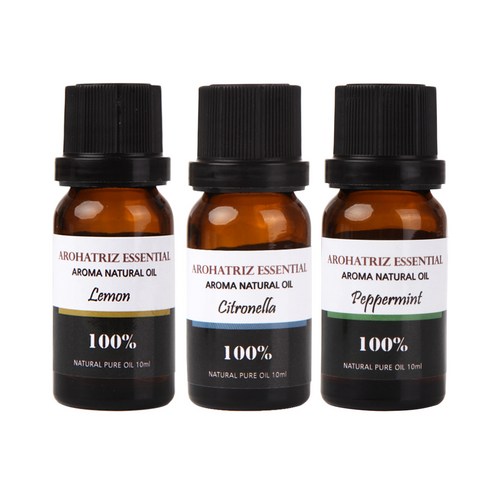 아로하트리즈 다용도오일, 레몬 10ml,  시트로 렐라 10ml,  페퍼민트 10ml, 1개