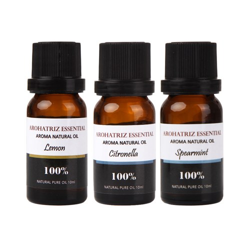 아로하트리즈 다용도오일, 레몬 10ml,  시트로 렐라 10ml,  스피아민트 10ml, 1개