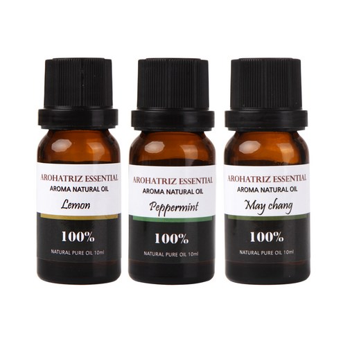 아로하트리즈 다용도오일, 레몬 10ml,  페퍼민트 10ml,  메이청 10ml, 1개