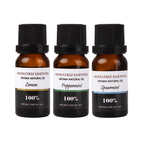 아로하트리즈 다용도오일, 레몬 10ml,  페퍼민트 10ml,  스피아민트 10ml, 1개