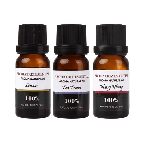 아로하트리즈 다용도오일, 레몬 10ml,  티트리 10ml,  일랑일랑 10ml, 1개