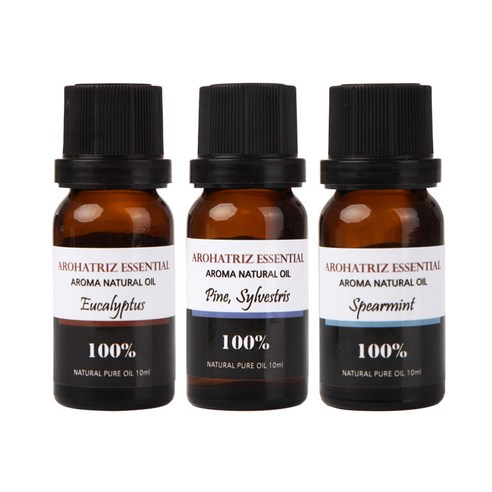 아로하트리즈 다용도오일, 유칼립 투스 10ml,  파인 10ml,  스피아민트 10ml, 1개