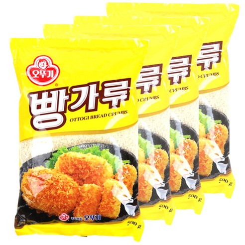 [오뚜기] 빵가루, 500g, 4개