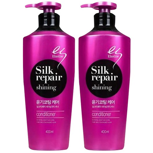 엘라스틴 실크 리페어 샤이닝 컨디셔너, 400ml, 2개