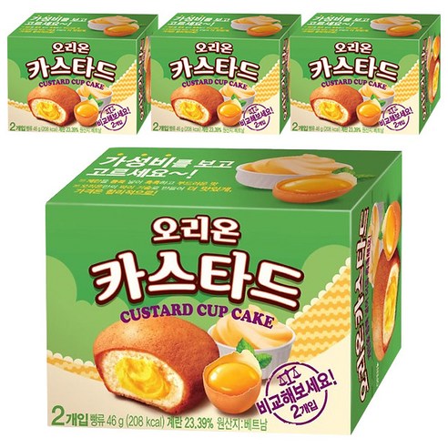 오리온 카스타드, 23g, 8개
