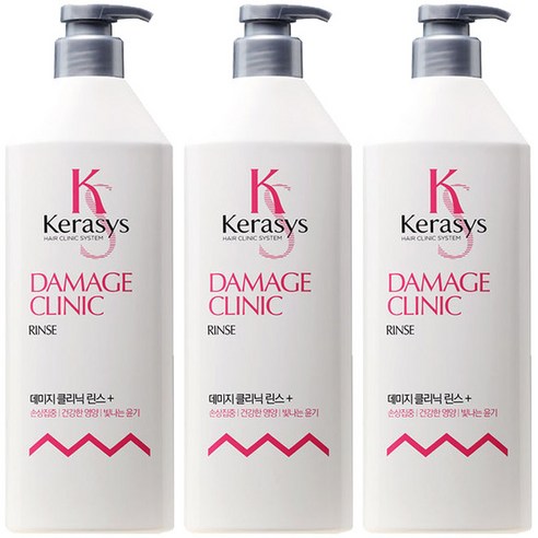케라시스 데미지 클리닉 린스, 600ml, 3개