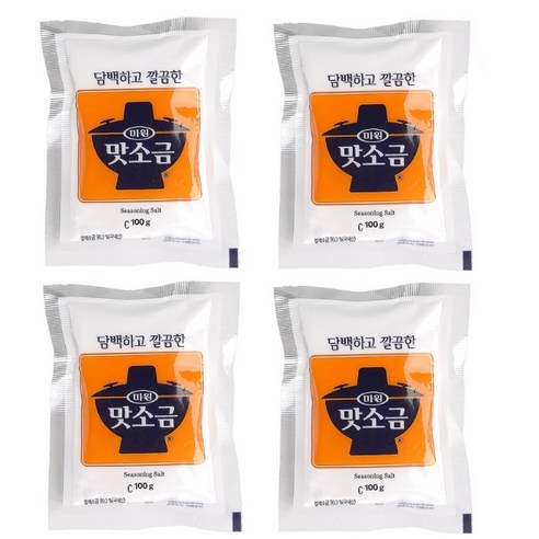 대상 청정원 맛소금, 100g, 4개