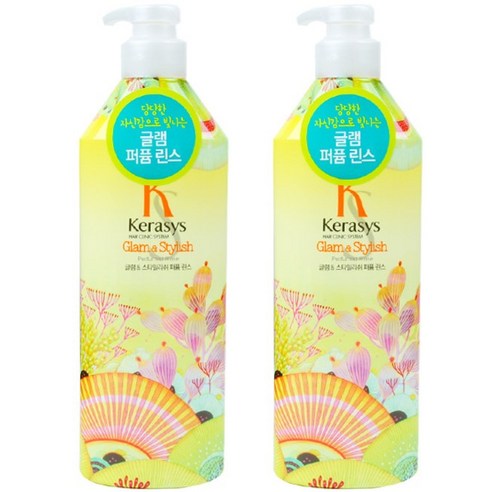 케라시스 글램 앤 스타일리쉬 퍼퓸 린스, 600ml, 2개