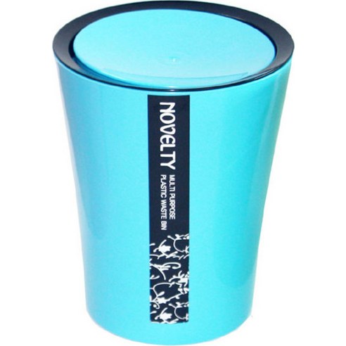 노벨티 스윙 휴지통 2L, BLUE, 2개