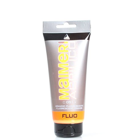 마이메리 아크릴리코 200ml 낱색 아크릴물감, 051 AM FLUORES ORANGE, 1개