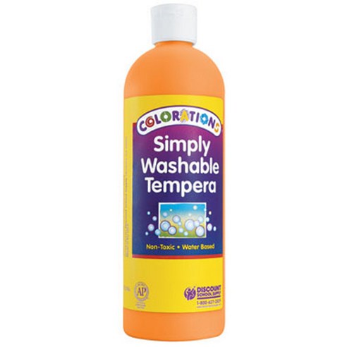 칼라레이션스 워터페인트 475ml, 1개, 연주황색