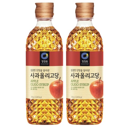 청정원 사과올리고당, 700g, 2개