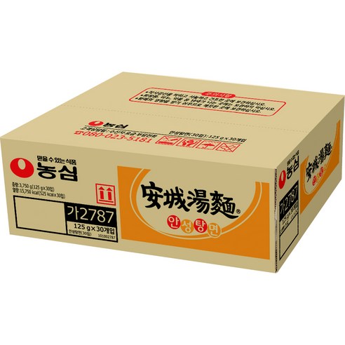 안성탕면 125g, 30개