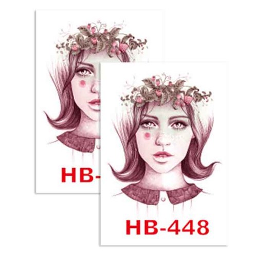 허니걸 타투 타투스티커 2개, HB-448
