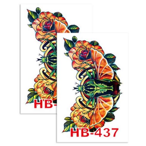 허니걸 타투 타투스티커 2개, HB-437