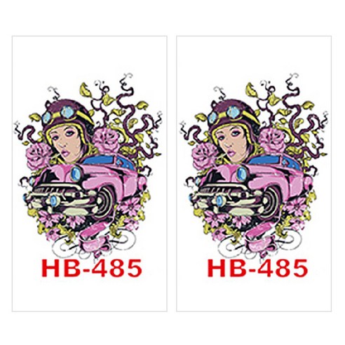 허니걸 타투스티커, HB-485, 2개