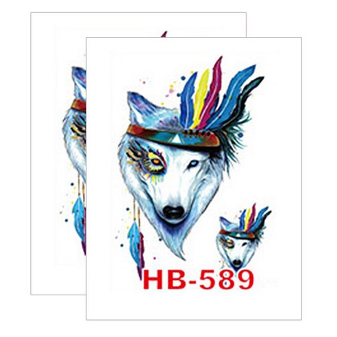 허니걸 타투스티커, HB-589, 2개