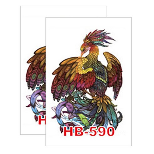 허니걸 타투스티커, HB-590, 2개