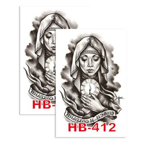 허니걸 타투 타투스티커2개, 2개, HB-412