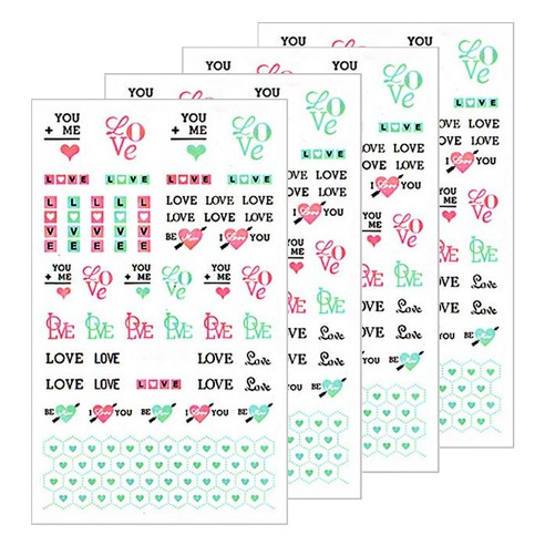 블루윈 워터데칼, QJL 040, 4개