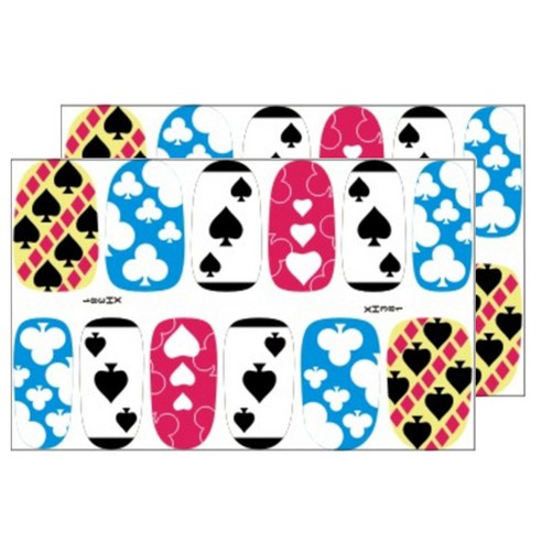 허니걸 네일패치, 2개, XH-381