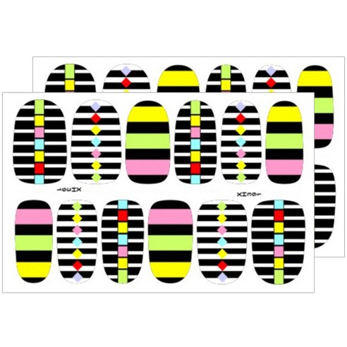 허니걸 네일패치, 2개, XH-391