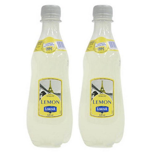 [로리나] LORINA 레몬에이드, 420ml, 2개