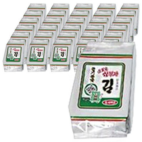 소문난삼부자 본사 재래 도시락김, 72개, 5g