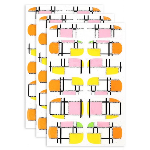 도매야 네온믹스 네일필름, nta0299-8, 3개