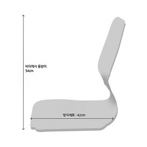 체어포커스 하이팩 좌식 의자 대 601B는 편안하고 세련된 디자인의 좌석 제품