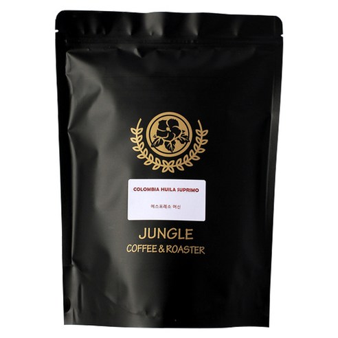 정글인터네셔널 원두커피 콜롬비아 후일라 수프리모, 에스프레소, 500g