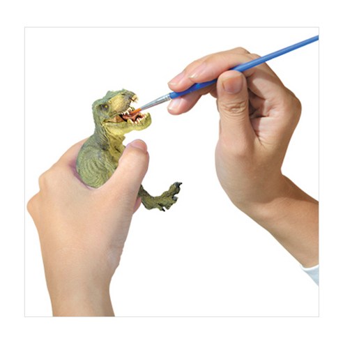 TOYCO 填色頁 人偶 公仔 恐龍 毛絨動物 美術遊戲 玩具 動物公仔 動物模型