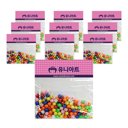 유니아트 2000 모양비즈, 16번, 10개입