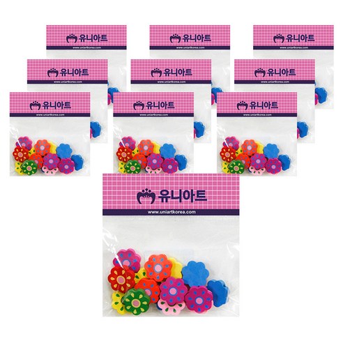 유니아트 2000 모양비즈, 8번, 10개입