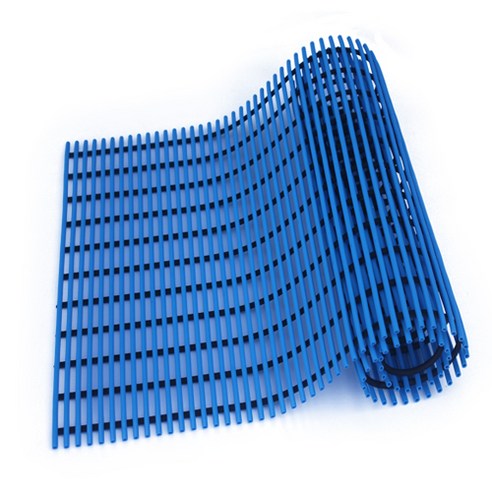 월광 미끄럼방지 욕실매트 튜브형 100 x 60 cm, 파랑색, 1개