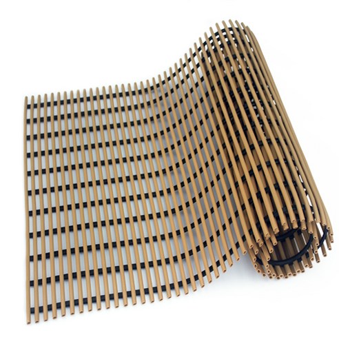월광매트 튜브형 미끄럼방지매트 60 x 150 cm, 나무색, 1개