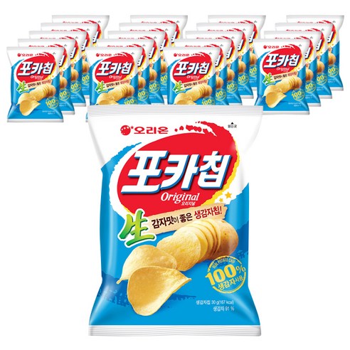오리온 포카칩 오리지널, 30g, 20개