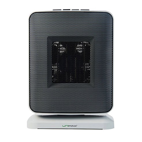 유니맥스 PTC 세라믹 가열 미니 온풍기, UMH-922A, 화이트 + 블랙