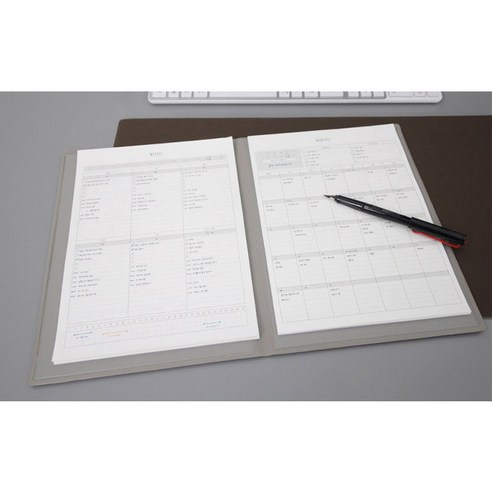 시간 관리를 효과적으로 관리하고 생산성을 향상시키는 데얼스 스케줄러 A4