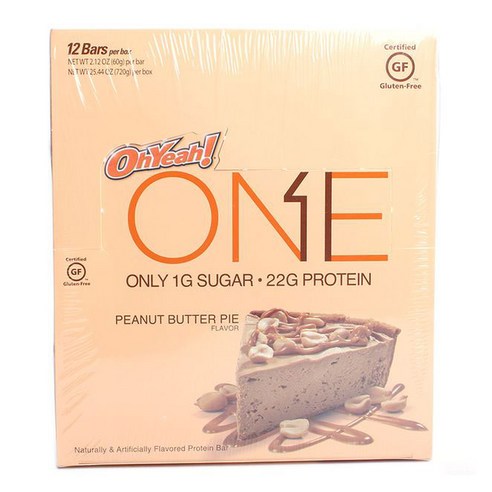 오예원 프로틴 바 12개입 글루텐 프리 22g 프로틴, Peanut Butter Pie