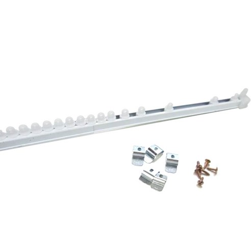 메종텍스타일 부드러운 커튼레일 245~360cm, 화이트