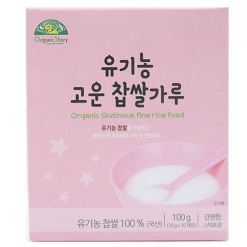 오가닉스토리 유기농 고운 찹쌀가루 100g, 1개