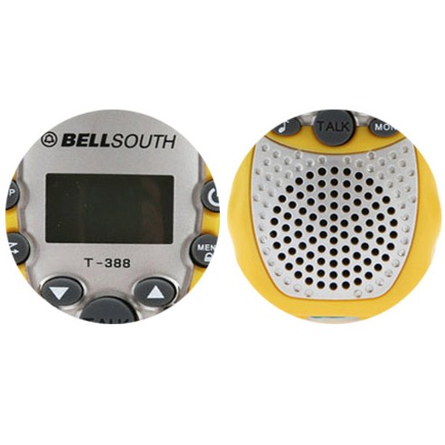 쵸미앤세븐 생활무전기 walkie-talkie 2p, walkie-talkie(옐로우), 2개