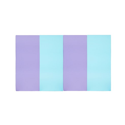 퍼니존 퍼니테라피 바이올렛시리즈1 유아폴더매트, 스카이블루
